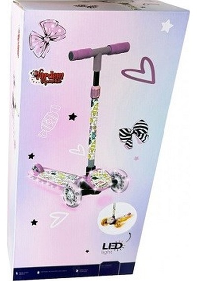 Ledli Scooter Pembe 8331