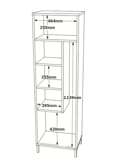 Robin Home Carmen Çok Amaçlı Dolap Vileda Banyo Dolabı Beyaz