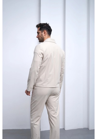 Modefendi Alt Üst Baggy Takım Krem