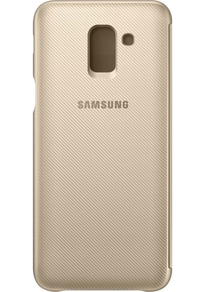 Galaxy J6 2018 İle Uyumlu Wallet Cover Kılıf Altın Ef-wj600cfegww Gold