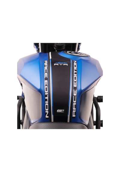 GP Kompozit TVS Apache RTR 200 2024 Uyumlu Tank Pad Seti Siyah - Kırmızı