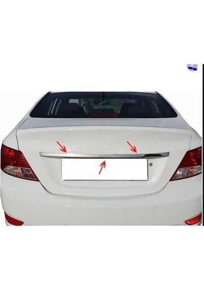 Hyundai Accent Blue Plaka Üst Bagaj Çıtası Kromu Nikelaj