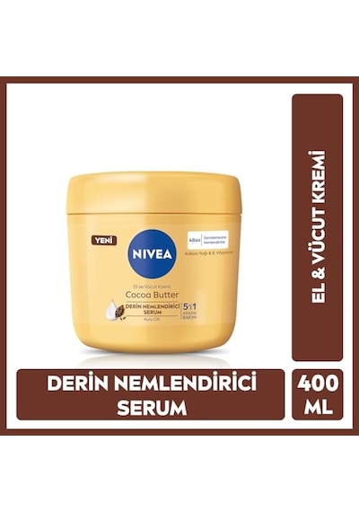 Çatlak Karşıtı Vücut Bakım Yağ Serumu 100ml Ve Cocoa Butter Vücut Bakım Kremi 400ml Vücut Bakım Seti