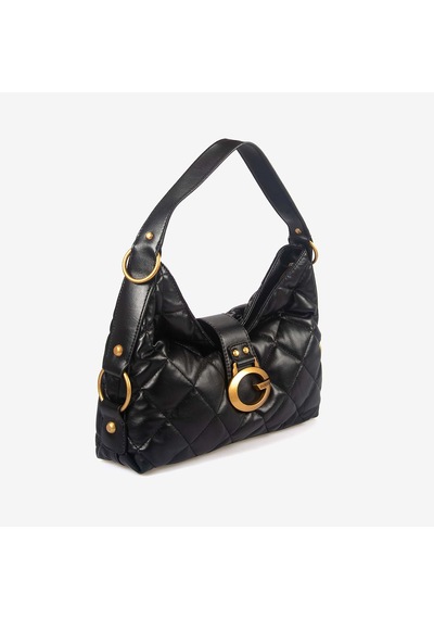 Guess Kadın Vegan Camden Kapitone Omuz Çantası Hwqb9308180 Siyah