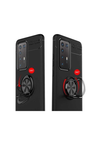 Huawei P40 Pro Kilif Yüzüklü Magnetli Ravel Case 433120437