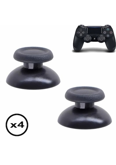 4 Adet Ps4 Analog Topuz Yedek Parça Ps4 Topuz Thumb Stick Tüm Ps4 Kollara Uyumlu
