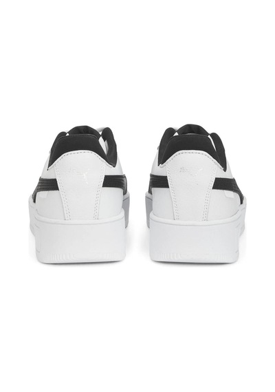 Papuçcity Puma Carina Unisex Günlük Sneakers Spor Ayakkabı Beyaz - Siyah