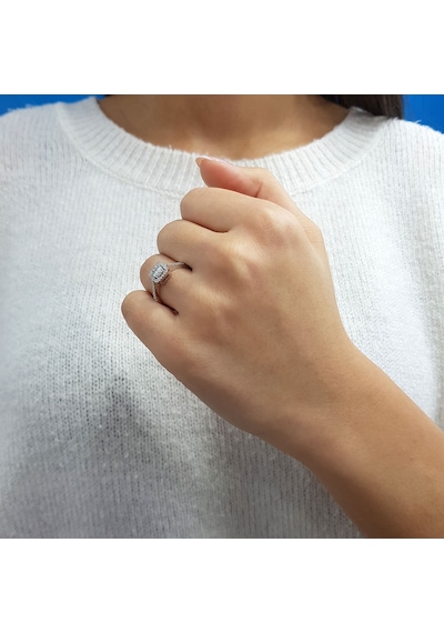 Lova 0,31 Karat Baget Pırlanta Yüzük - 1030245