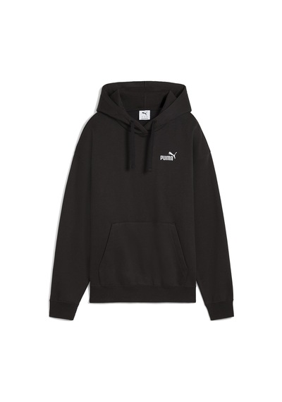 Puma Essentials Small No. 1 Logo Kadın Siyah Günlük Stil Sweatshirt 68239601