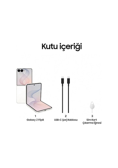 Samsung Galaxy Z Flip8 12 GB 512 GB (Samsung Türkiye Garantili)