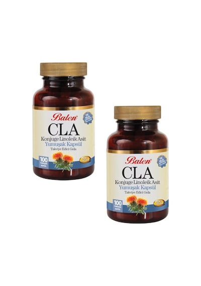 2 Adet Balen Cla (Aspir Yağı) Yumuşak Kapsül - 100 X 1380Mg (226181193)