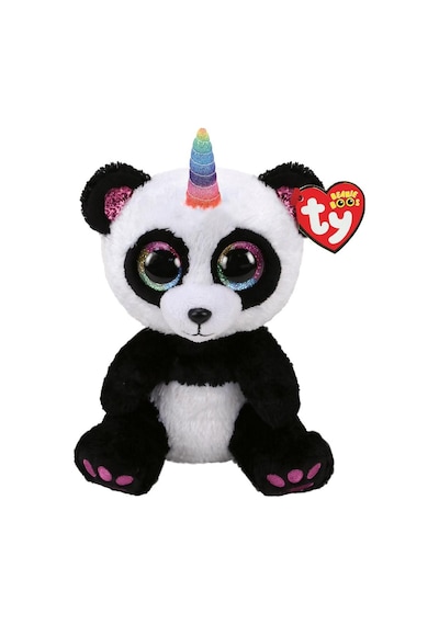 Ty Beanie Boos Peluş Unicorn Panda Paris 21 Cm Siyah