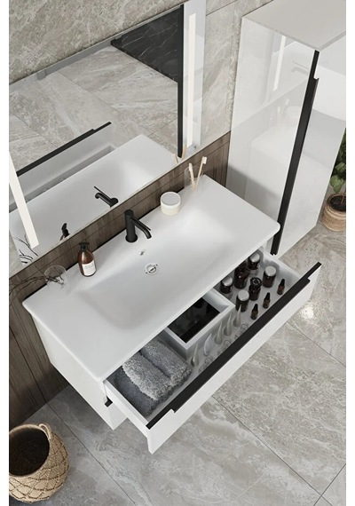 Banyo Kadife Beyaz Parlak Hıgh Gloss %100 Mdf 100 Cm Banyo Dolabı Ledli Aynalı Üst Dolap Boy Dolabı Beyaz Banyo Kadife Beyaz Parlak Hıgh Gloss %100 Mdf 100 Cm Banyo Dolabı Ledli Aynalı Üst Dolap Boy Dolabı Beyaz