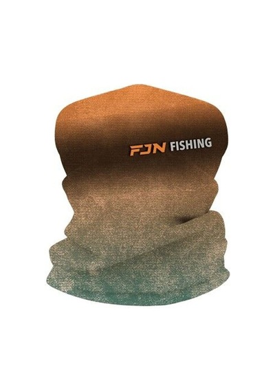 Fujin Neck Gaiter Boyunluk Aqua Orange Çok Renkli