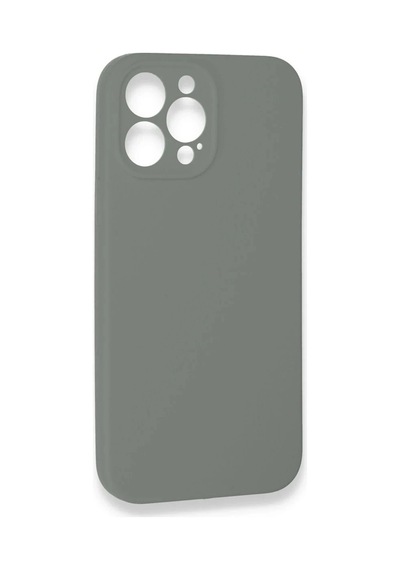 Durukar Apple, Uyumlu iPhone 13 Pro Max Kılıf Lansman Legant Silikon - Gri