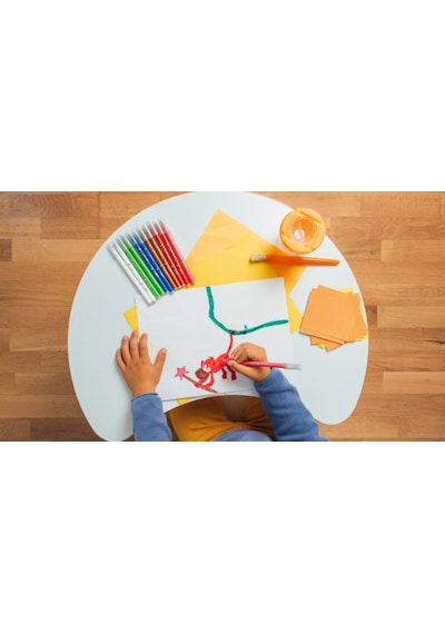 Bıc Kids Magic Silinebilir Keçeli Boya Kalemi 18'li Set 15 Renk + 3 Silgi Kalemi, Yıkanabilir, 5 Yaş Ve Üzeri Çok Renkli