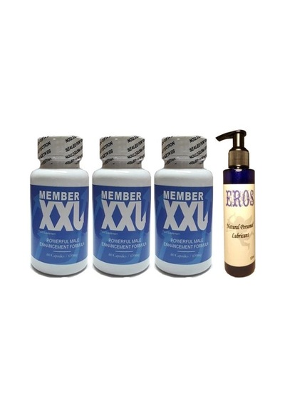 Member Xxl Erkeklere Özel 60lı 3 Adet + Eros Natural Personal Lubricant 125ml Lubricant Jel