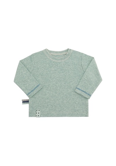 Organicera Organik Uzun Kollu Tshirt,Aqua ((435388678) Çok Renkli