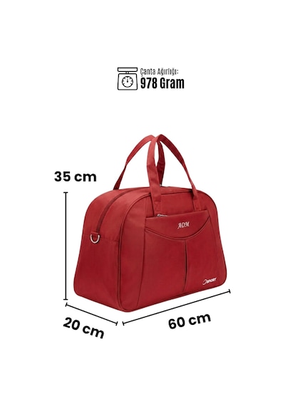 Vıatox Adm 01 Büyük Boy Unisex Seyahat&spor El Valizi Kırmızı