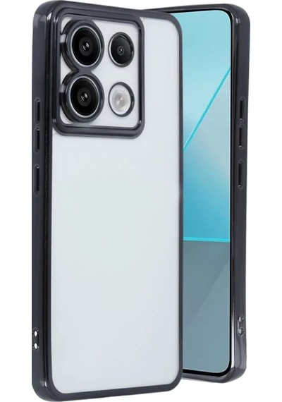 Newface Xiaomi Redmi Note 13 Pro 5g Kılıf Razer Lensli Silikon - Siyah