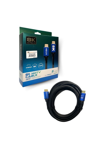 Hdmı 2.1 Kablo 8k Ultra Hdmı 5 Metre 2.1 Premium Yüksek Hızlı Ses Ve Görüntü Kablosu