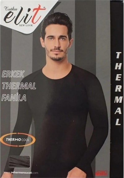 Erkek Termal Tayt Fanila İçlik Set 1306-1307 - 2 Set 001