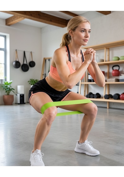 Direnç Bandı Pilates Ve Fitness İçin Uczzzbsy110egzersizlastiği Yeşil
