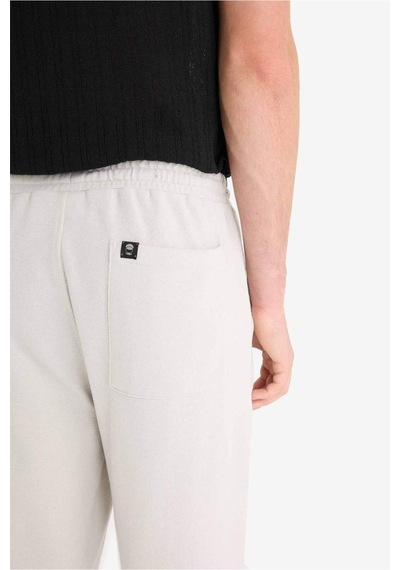 DeFacto Beli Bağcıklı Wide Leg Geniş Paça Eşofman Altı E5212AX25SMGR470