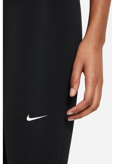 Nike Pro 365 Kadın Siyah Antrenman Taytı File Panelli Cz9779-010 Siyah