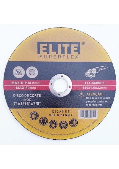 Elite İnce 180x1.6x22 Mm İnox Metal Kesici Disk 4 Adet