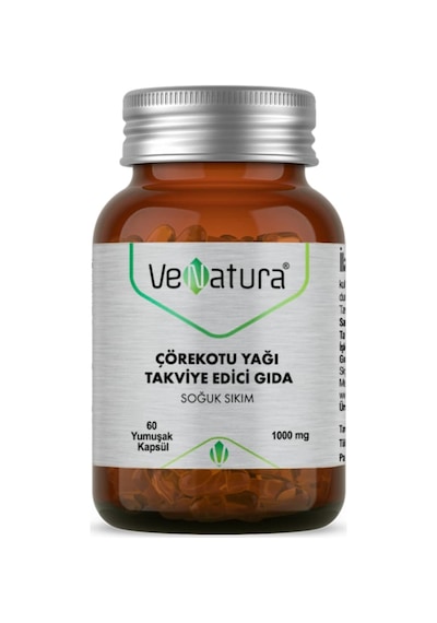 Venatura Çörekotu Yağı 60 Yumuşak Kapsül