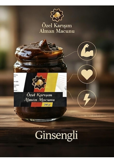 Alman Multivitamin Macunu 240 Gr Keçiboynuzu Pekmezli Ballı Ginsengli Polenli Güç Ve Kuvvet Arttırıcı