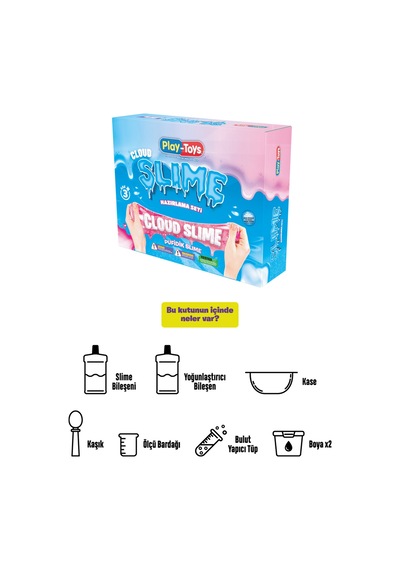 Cloud Slime - Pufidik Slime Hazırlama Seti PEMBE