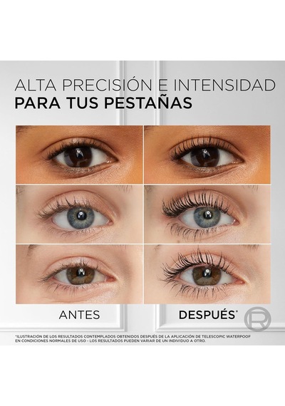 L'oreal Parıs Telescopic Suya Dayanıklı Maskara - Siyah Belirtilmemiş