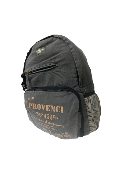 Old Cotton Cargo Kaliteli Tek Bölmeli Vintage Disayn Günlük Gezi Okul Sırt Çantası North Dakato Bag Brand 30x43cm Gri