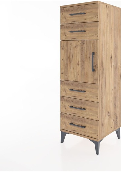 Hyperion Dolap Tek Raflı 5 Çekmeceli Tek Kapaklı 44x44x134 Çam-çam Atlas Çam Hyperion Dolap Tek Raflı 5 Çekmeceli Tek Kapaklı 44x44x134 Çam-çam Atlas Çam