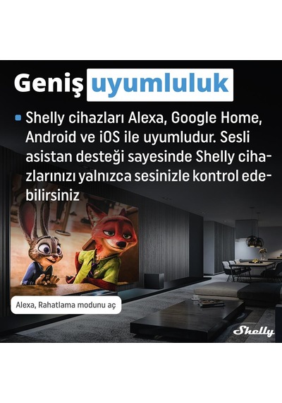 Shelly Pro Dimmer 1pm Dın Ray 1 Kanal Enerji Ölçümlü Akıllı Dimmer