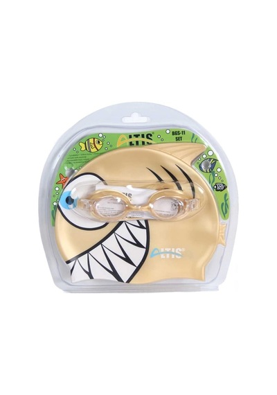 Balık Desenli Çocuk Silikon Bone+silikon Set 001