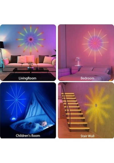 Rgb Şerit Led İç Mekan Palmiye Model Çok Renkli