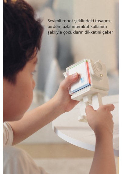 Moyu Meilong 2m Manyetik 2x2 Zeka Küpü Robot Standlı Stickerless Mf8963 12 Cm