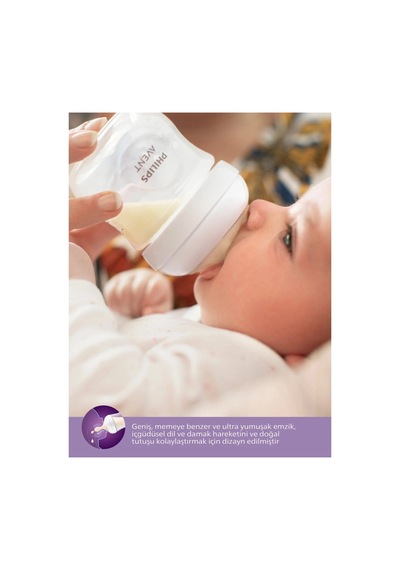 Mey İthalat Doğal Tepkili Natural Response Pp Biberon 260 Ml 1+ Ay