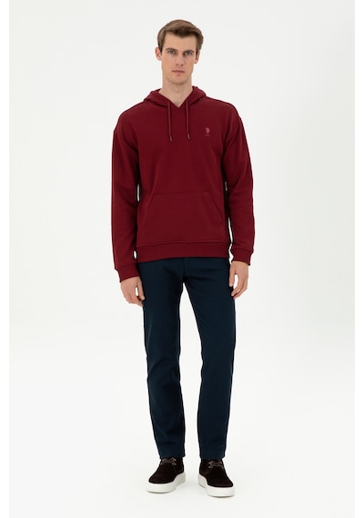U.s. Polo Assn. Erkek Bordo Sweatshirt 50298271-vr014 Bordo