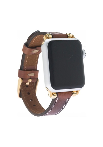 Apple Watch Uyumlu Deri Kordon 38-40-41mm Slim Rst2ef