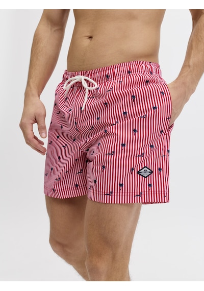 Jack & Jones Erkek Normal Kalip Deniz Sortu - Maui - 12291425 True Red