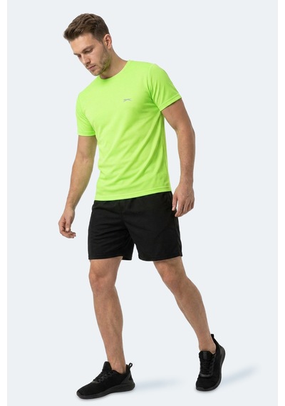 Slazenger Herrera Erkek Neon Yeşil Tişört