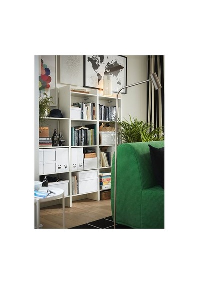 Ikea Baggebo Kitaplık, Beyaz, 50x25x160 Cm