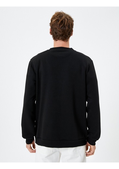 Koton Yarım Fermuarlı Sweatshirt Kolej Yaka Uzun Kollu Ribanalı Şardonlu Siyah 4wam70071mk Siyah Koton Yarım Fermuarlı Sweatshirt Kolej Yaka Uzun Kollu Ribanalı Şardonlu Siyah 4wam70071mk Siyah