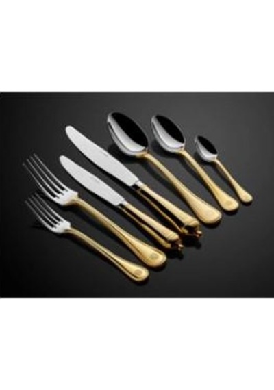 Lamedore Royalty Full Gold 89 Parça Çatal Bıçak Seti 1chj-0004gf Altın