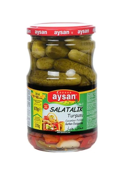 4 Adet Aysan Salatalık Turşu 670 G