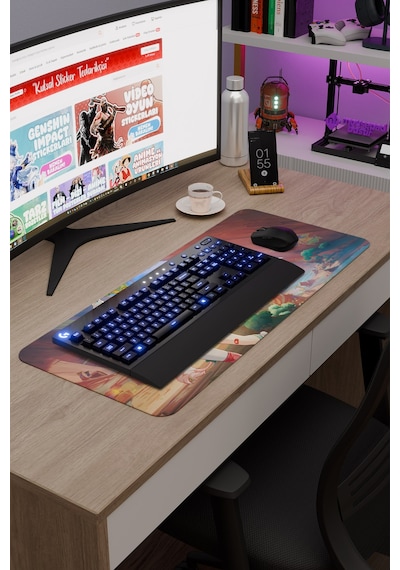 Varesa Genshin Impact Anime Gacha V1 - 70x30 Xl Gaming Mouse Pad Fare Altlığı